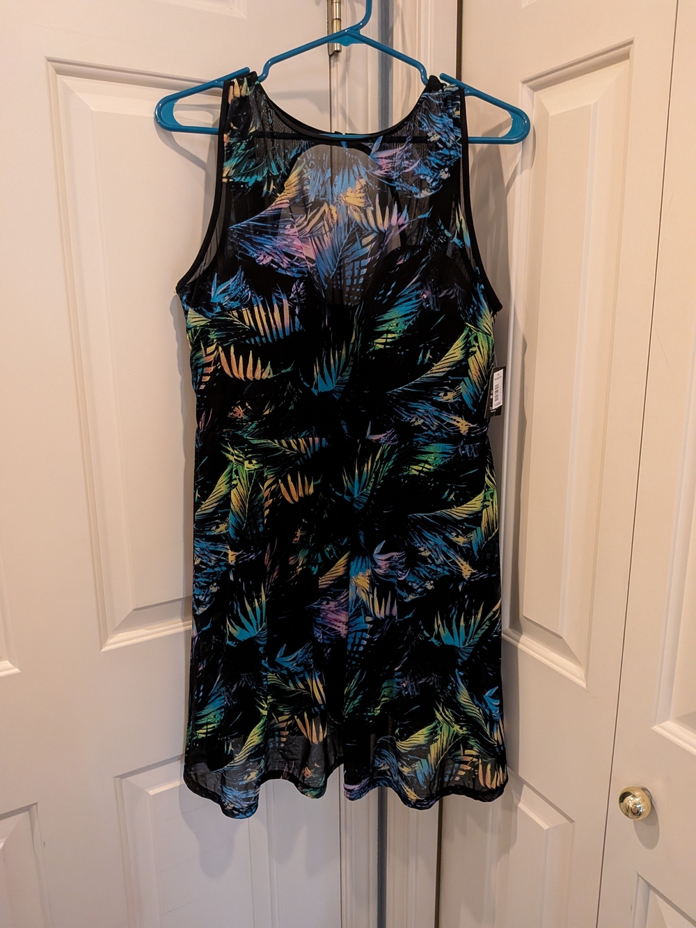 Torrid 1x Tropical Print Swim Dress